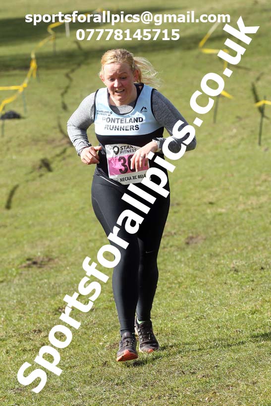 Masters men 2021 NECAA Cross Country Relays, Thornley Farm, Peterlee, Saturday, April 10th. Photo: David T. Hewitson/Sports for All Pics